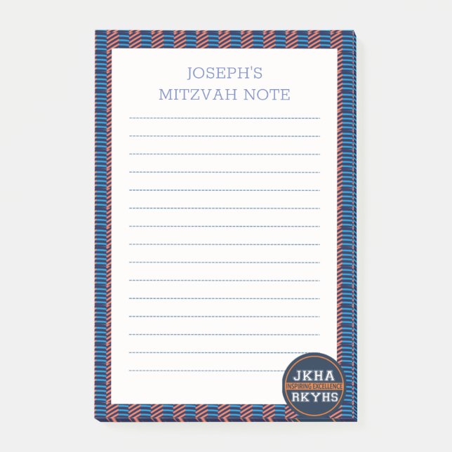 Micro Play Mitzvot Post-it Block (Framsida)