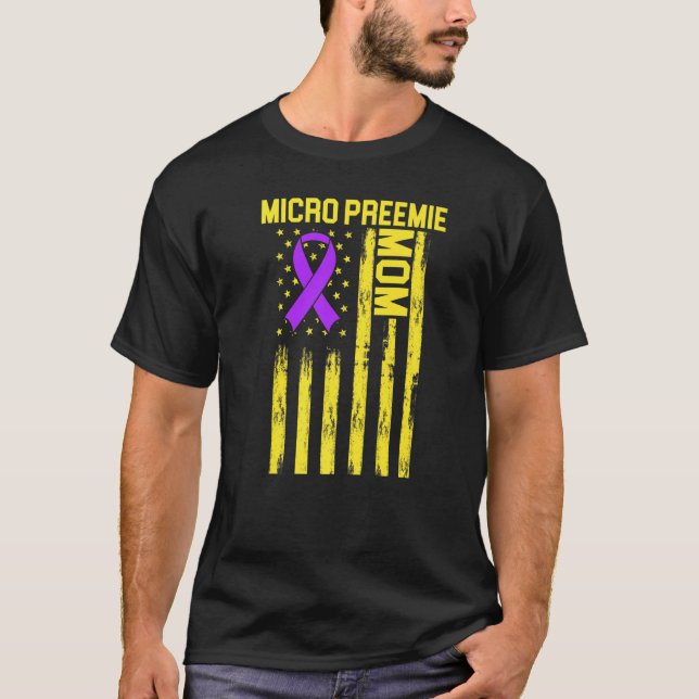 Micro Preemie Nicu New mamma Healthy Prematura Bir T Shirt (Framsida)