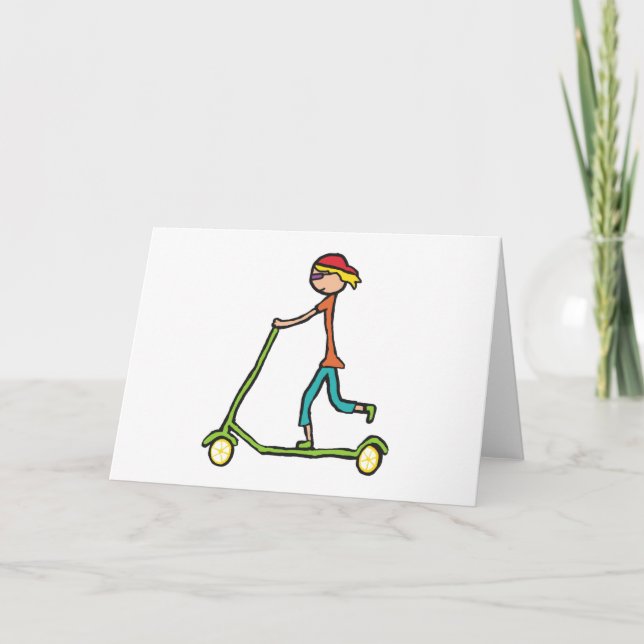 Micro Scooter Kort (Framsida)