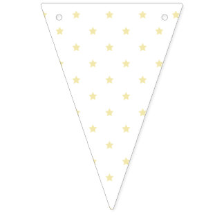 Micro Stars Butter Yellow - White Vimplar