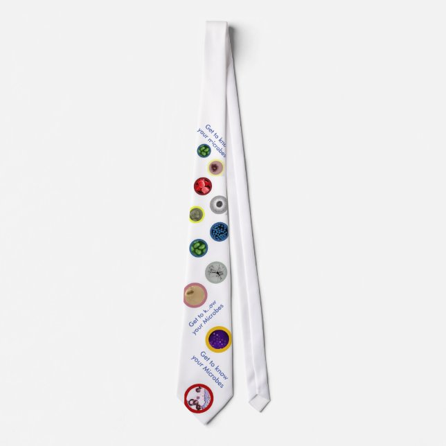 Microbes binder, lärare, medicinaren, doktor, slips (Framsida)