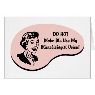 Microbiologisten uttrycker hälsningskort