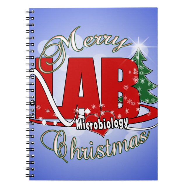 MICROBIOLOGY CHRISTMAS MEDICAL LABORATORY TECH ANTECKNINGSBOK (Framsidan)