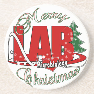 MICROBIOLOGY CHRISTMAS MEDICAL LABORATORY TECH UNDERLÄGG SANDSTEN