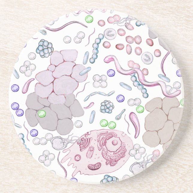 Microbiologymönster Underlägg Sandsten (Framsidan)