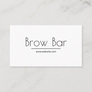 Microblading Brows & Lashes, Ögonfransförlängning Visitkort