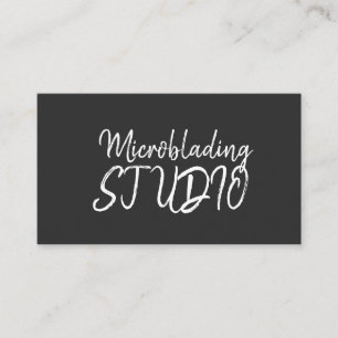 Microblading, Ögonbryn, Tatuering, Permanent Makeu Visitkort