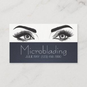Microblading, Ögonbryn, Tatuering, Permanent Makeu Visitkort