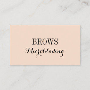 Microblading, Ögonbryn, Tatuering, Permanent Makeu Visitkort