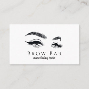Microblading & Ögonfransförlängning Visitkort