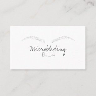 Microblading Visitkort