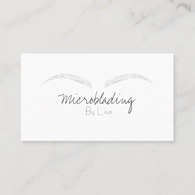 Microblading Visitkort (Framsida)