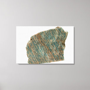 Microcline variation Amazonite, Ontario, Kanada Canvastryck