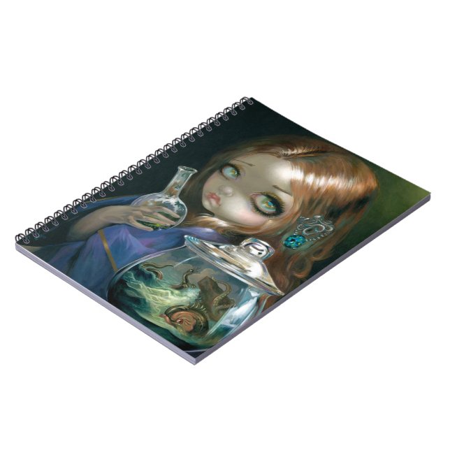 "Microcosm:  Havsmonster" anteckningsbok (Vänstra Sidan)