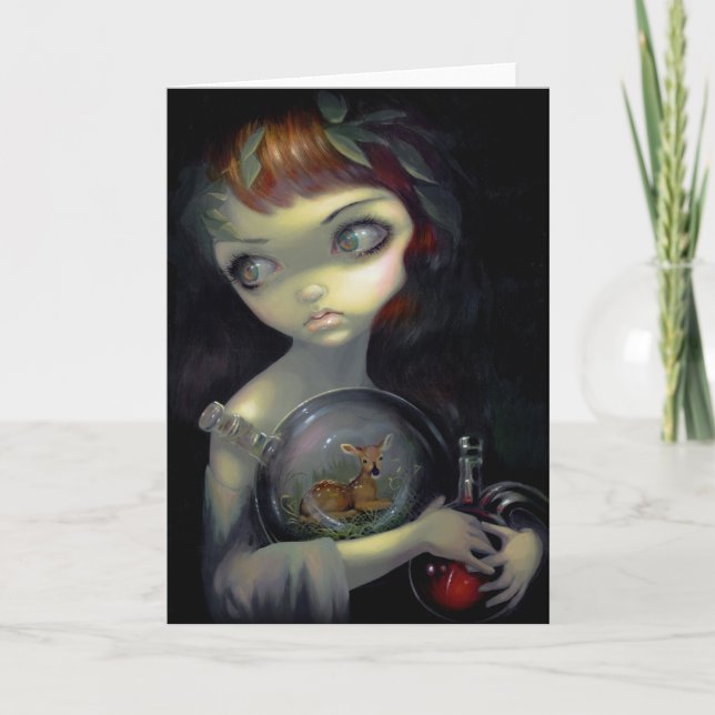 "Microcosm: Lisma" hälsningkortet Kort (Framsida)