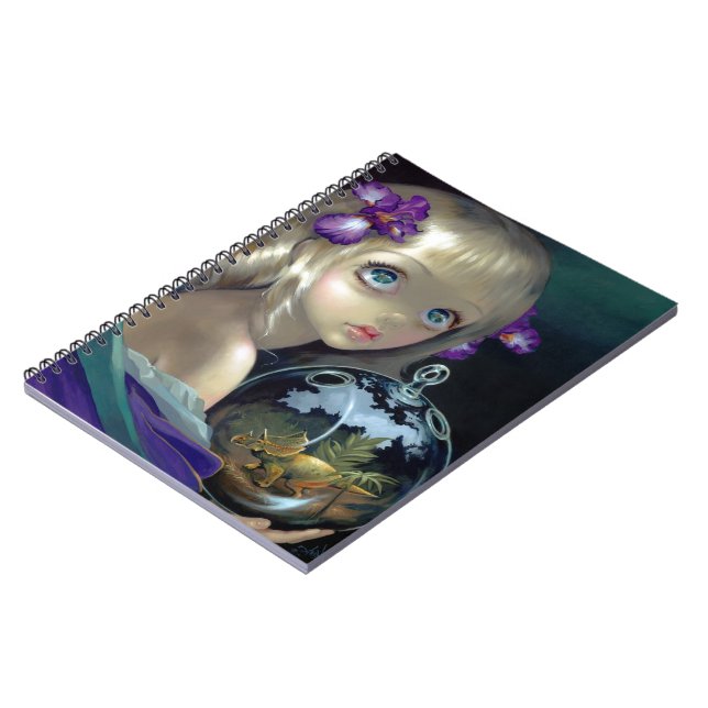 "Microcosm: Triceratops" anteckningsbok Med Spiral (Vänstra Sidan)