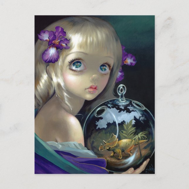 "Microcosm: Triceratops" vykort (Framsida)