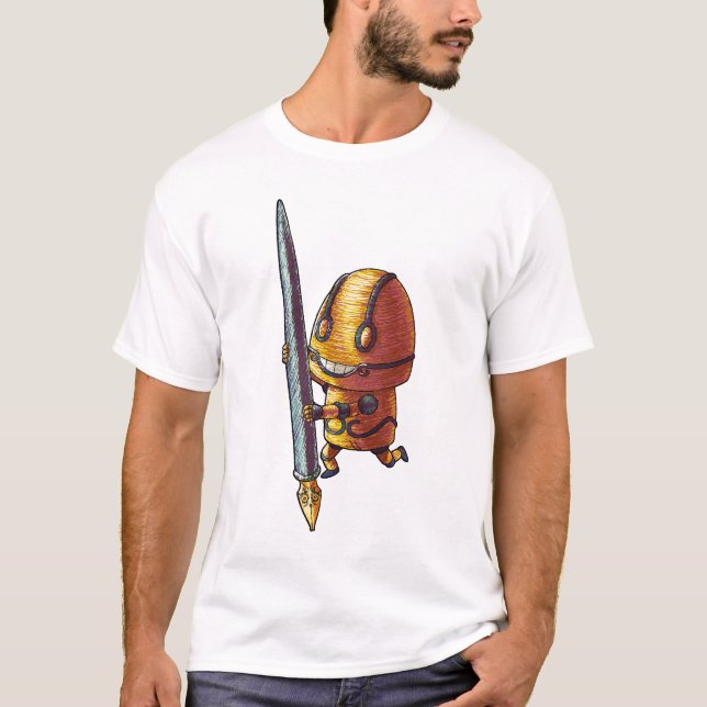 Micromajig + Logotyp T-shirt (Framsida)