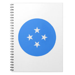 Micronesia Flagga Anteckningsbok