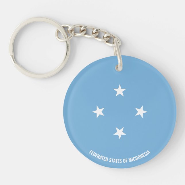 Micronesia Flagga Charming Patriotic (Framsidan)
