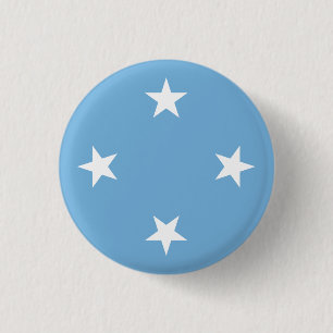 Micronesia Flagga Knapp