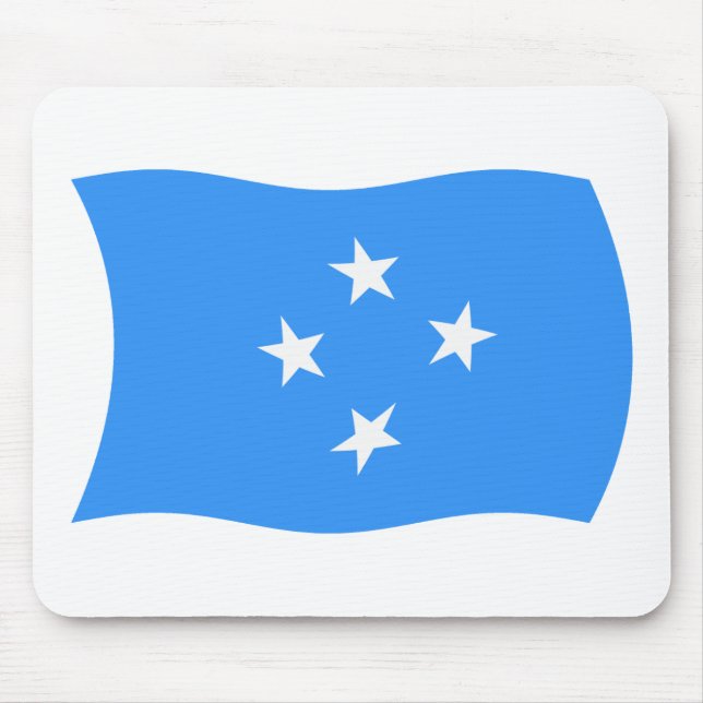 Micronesia Flagga Mousepad Musmatta (Framsidan)