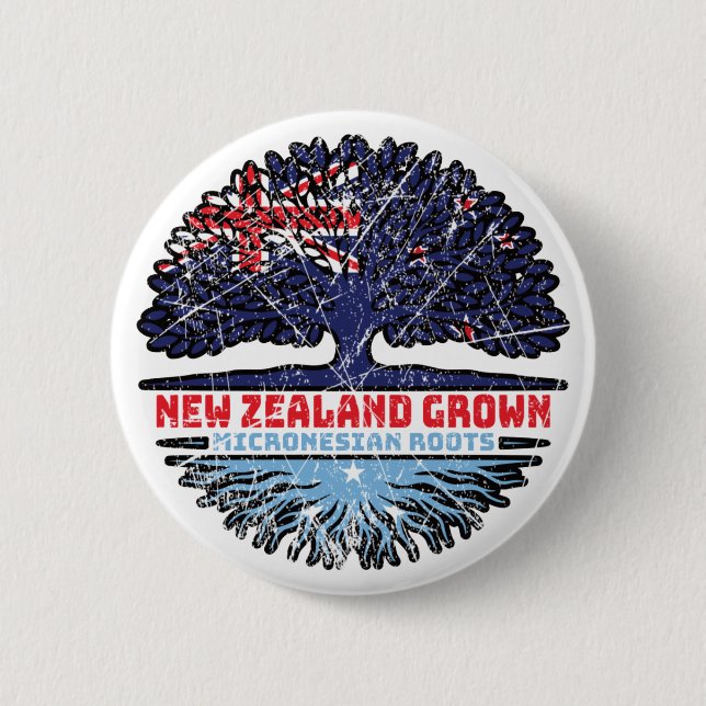 Micronesia Micronesian New Zealander Nya Zeeland Knapp (Framsida)