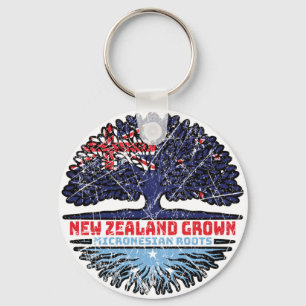 Micronesia Micronesian New Zealander Nya Zeeland Nyckelring