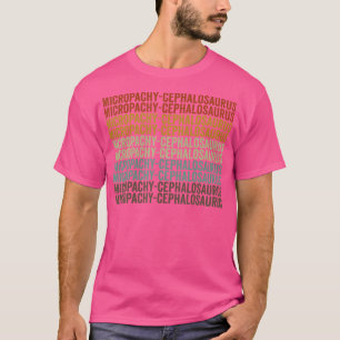 Micropachy-Cephalosaurus Dinosaur Retro T Shirt