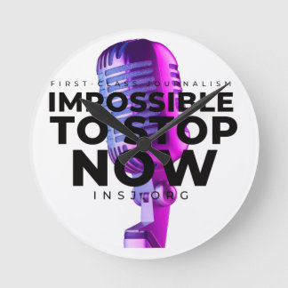 Microphone Rund Klocka