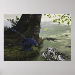 Microraptor Piscivory tryck