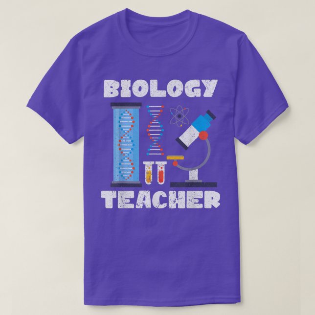 Microscope Biologist Science Lab Biology Teacher B T Shirt (Design framsida)