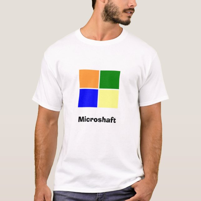 Microshaft skjorta t shirt (Framsida)