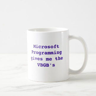 Microsoft att programmera ger mig VBGB'SNA Kaffemugg