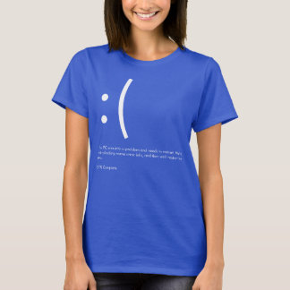 Microsoft Blue Skärm of Death Tee