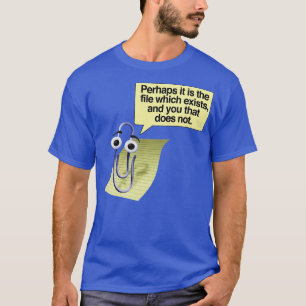 Microsoft Clippy från Retro 90s00s kanske är det e T Shirt