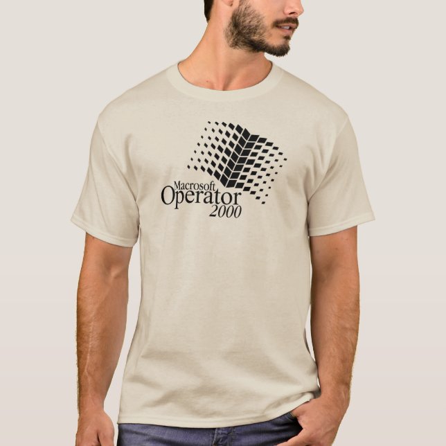 MicrosoftOperator 2000 T Shirt (Framsida)