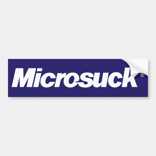 Microsuck klistermärke (Framsidan)