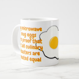 Microwave Eggs Mugg med Funny Quote (Egg Omelet) Jumbo Mugg