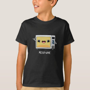 Microwave Funny Pun Mörk BG T Shirt