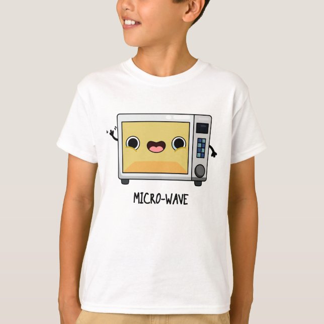 Microwave Funny Pun T Shirt (Framsida)