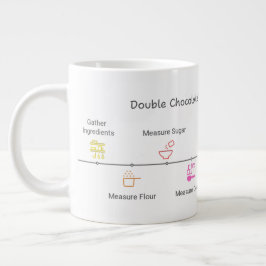 Microwave Mugg med Dubbla Chocolate Cake Recipe Jumbo Mugg