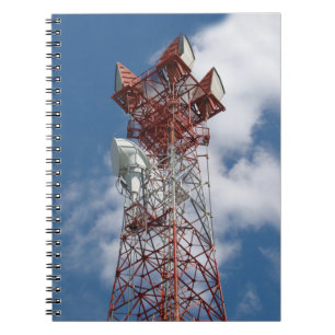 Microwave Telecommunications Torn Anteckningsbok