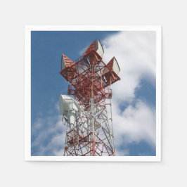 Microwave Telecommunications Torn Pappersservett