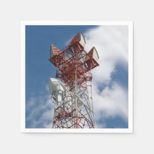 Microwave Telecommunications Torn Pappersservett