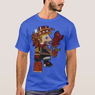 Mictlantecuhtli Dödsguden Aztec Gud Mayan Inca T Shirt