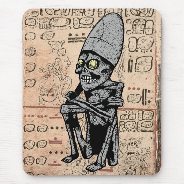 Mictlantecuhtli Mousepad Musmatta (Framsidan)