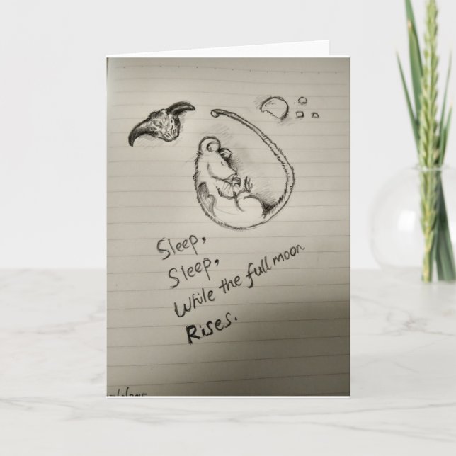 Mid-Autumn Festival Greeting Card Kort (Framsida)