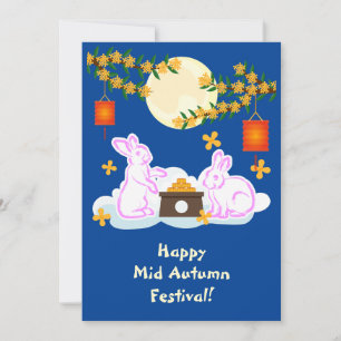 Mid Autumn Festival Måne Rabbit Moonkaka Osmanthus