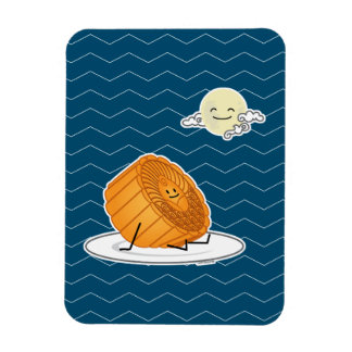Mid Autumn Festival Måne tårta - månmoonkakor förb Magnet